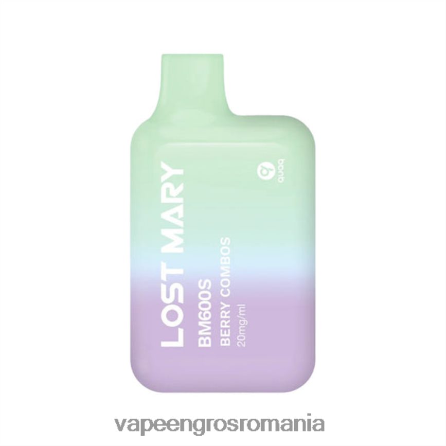 Puff Vape En Gros combinații de fructe de pădure N48BL412 LOST MARY BM600S