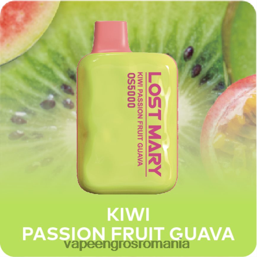 Puff Vape En Gros kiwi guava fructul pasiunii N48BL492 LOST MARY OS5000