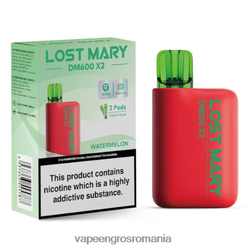 Puff Vape En Gros pepene N48BL482 LOST MARY DM600 X2