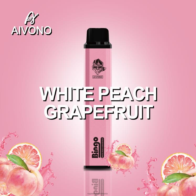 Aivono AIM BINGO 4000 grapefruit alb de piersici - XZ8VB134 Țigară Electronică Cu Lichid