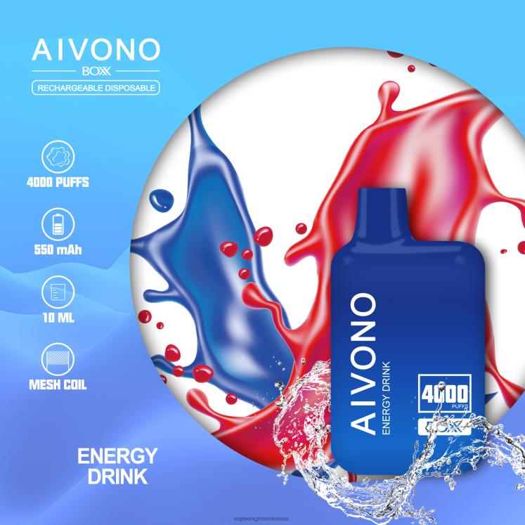Aivono AIM BOXX 4000 băutură energizantă - XZ8VB225 Vape En-Gros Romania