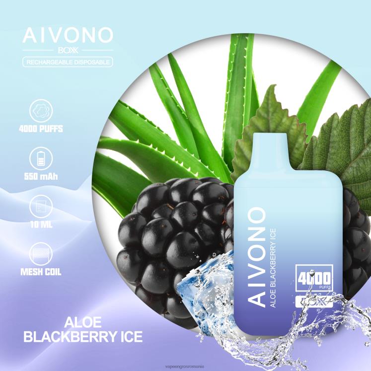 Aivono AIM BOXX 4000 gheață curentă de aloe - XZ8VB228 Țigară Electronică Preț
