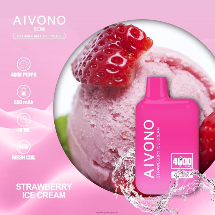 Aivono AIM BOXX 4000 inghetata de capsuni - XZ8VB221 Țigară Electronică Vaporesso