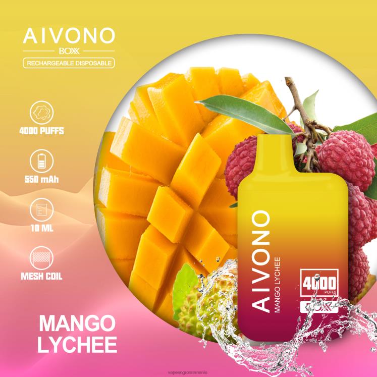 Aivono AIM BOXX 4000 lychee de mango - XZ8VB216 Vape Romania Shop