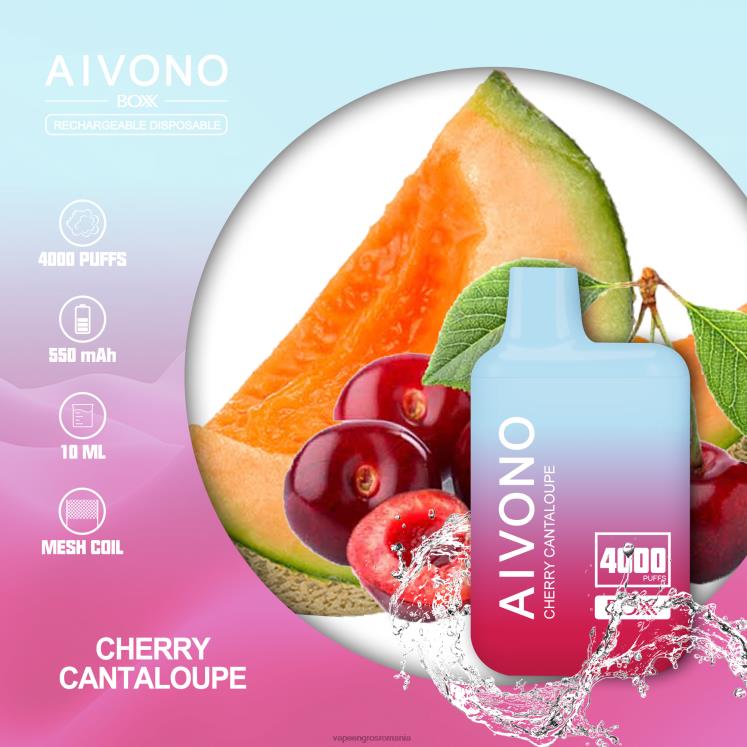Aivono AIM BOXX 4000 pepene galben cireș - XZ8VB223 Țigară Electronică Cu Încărcător