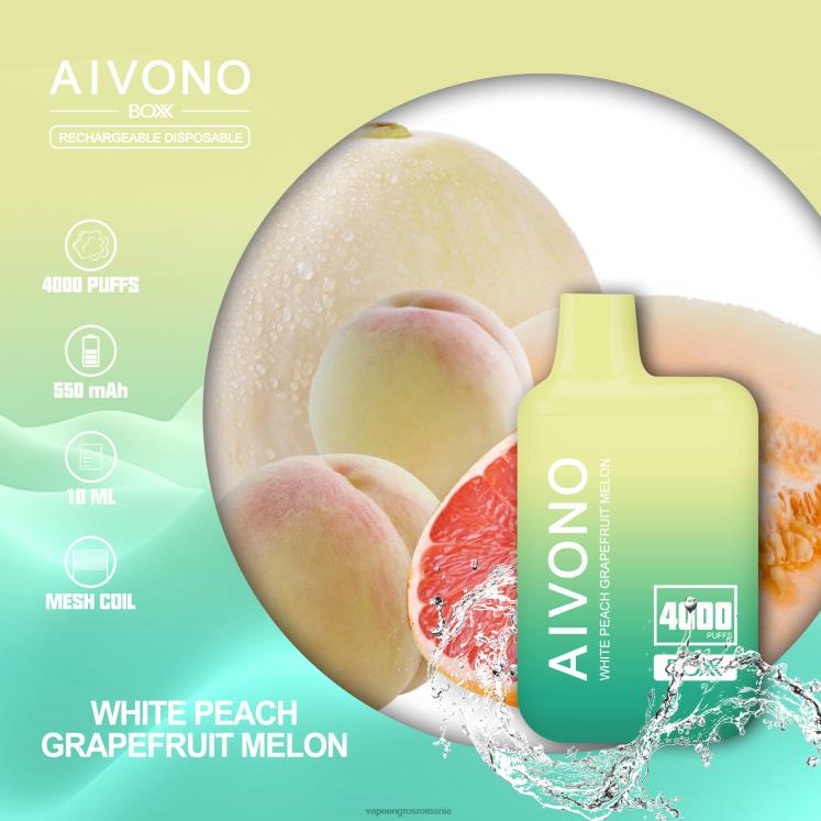 Aivono AIM BOXX 4000 pepene galben piersic grapefruit - XZ8VB224 Vape Romania Shop
