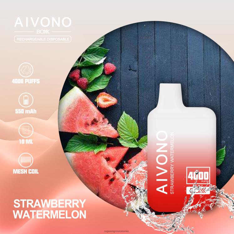 Aivono AIM BOXX 4000 pepene verde căpșuni - XZ8VB214 Țigară Electronică Cu Lichid