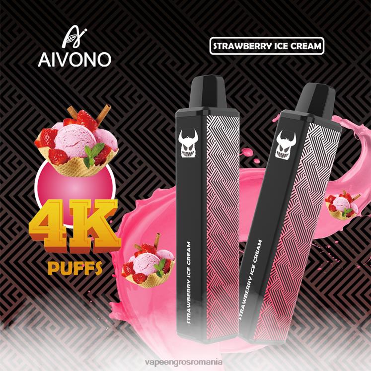 Aivono AIM FREAK 4000 inghetata de capsuni - XZ8VB263 Țigară Electronică Cu Încărcător