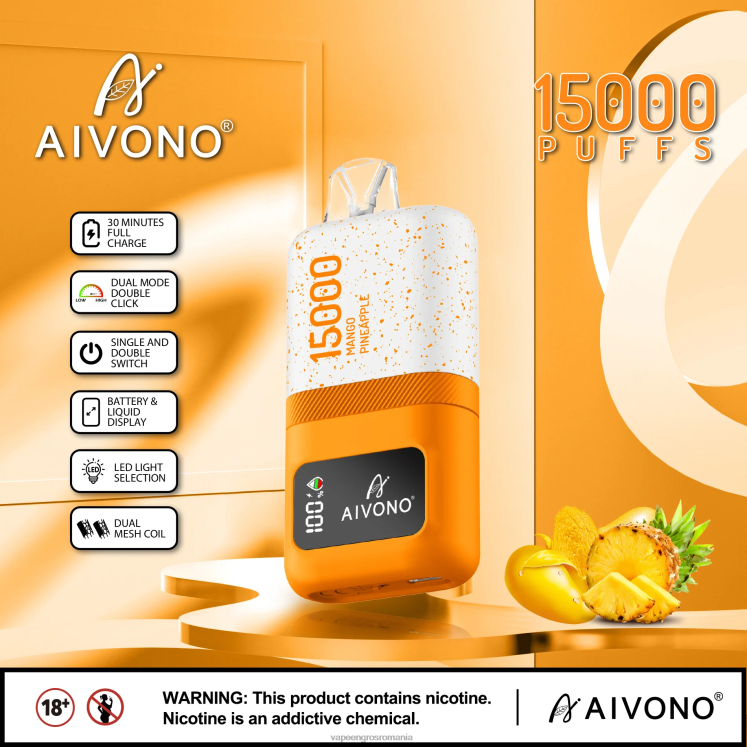 Aivono AIM magic 15000 ananas mango - XZ8VB69 Țigară Electronică Vaporesso