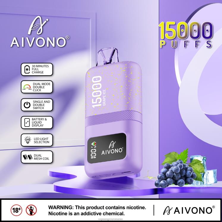 Aivono AIM magic 15000 gheață de struguri - XZ8VB60 Țigară Electronică Preț