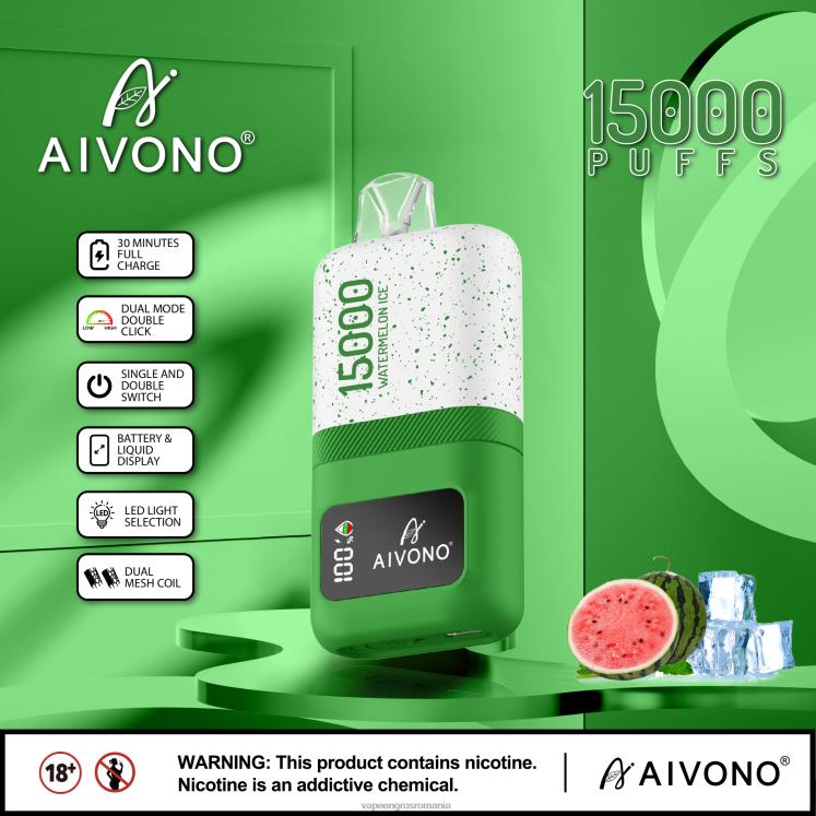 Aivono AIM magic 15000 gheata de pepene verde - XZ8VB70 Țigară Electronică Cu Lichid