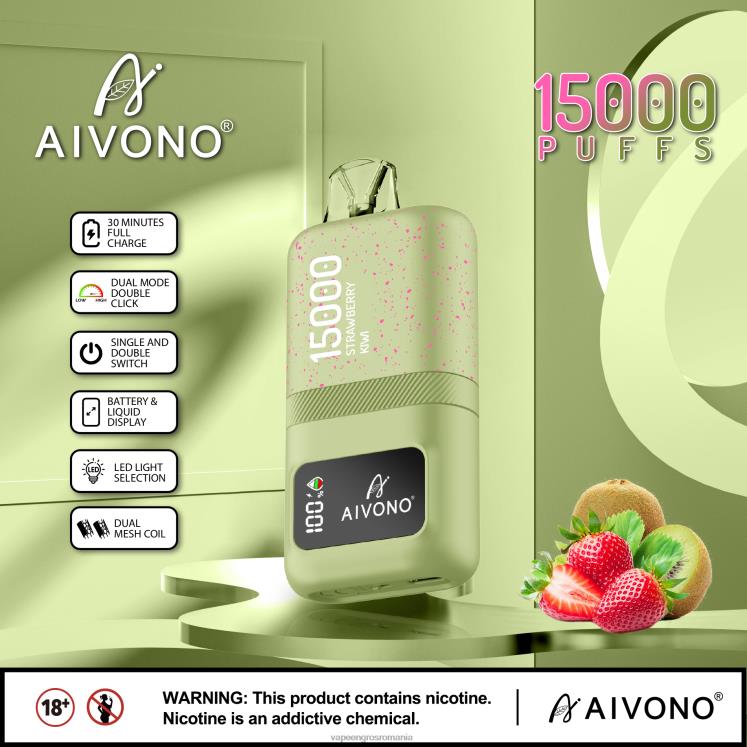 Aivono AIM magic 15000 kiwi de căpșuni - XZ8VB63 Țigară Electronică Cu Încărcător