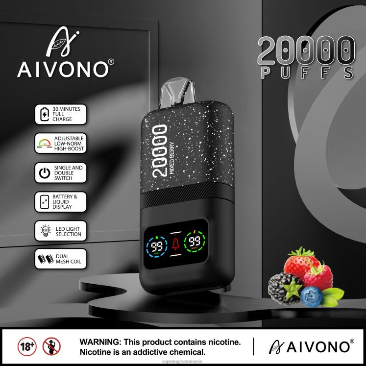 Aivono AIM magic 20000 fructe de padure amestecate - XZ8VB78 Țigară Electronică Cu Lichid