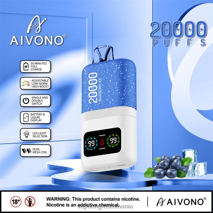 Aivono AIM magic 20000 gheata de afine - XZ8VB73 Vape En-Gros Romania