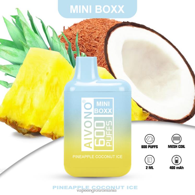 Aivono AIM MINI BOXX 600 gheață de cocos cu ananas - XZ8VB238 Țigară Electronică Cu Lichid