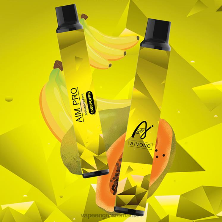 Aivono AIM PRO 1500 banana papaya - XZ8VB169 Vape En-Gros Romania