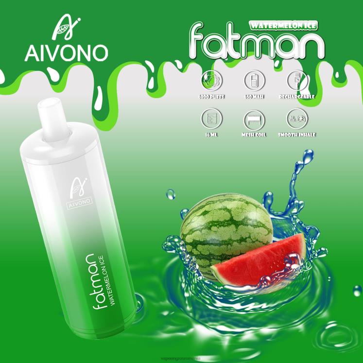 Aivono FATMAN 6800 gheata de pepene verde - XZ8VB28 Țigară Electronică Preț