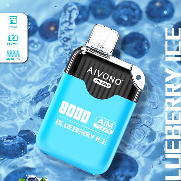 Aivono AIM CLEAR 8000 gheata de afine - XZ8VB206 Țigară Electronică Cu Lichid