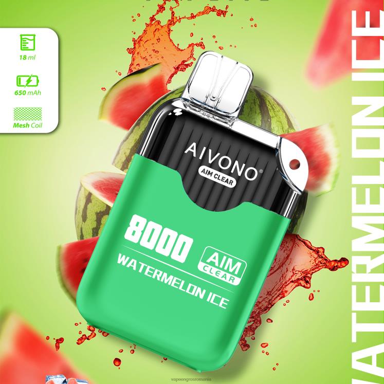 Aivono AIM CLEAR 8000 gheata de pepene verde - XZ8VB204 Țigară Electronică Preț