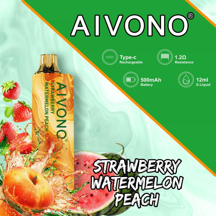 Aivono AIM GUN 7000 capsuni pepene piersic - XZ8VB108 Țigară Electronică Preț