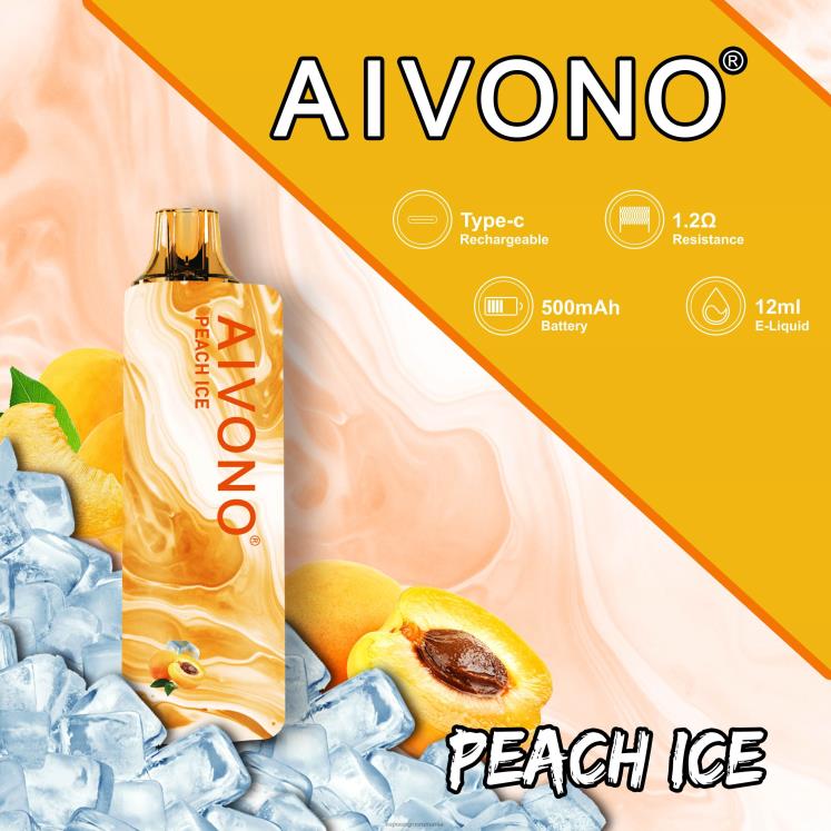Aivono AIM GUN 7000 gheata de piersici - XZ8VB103 Țigară Electronică Cu Încărcător