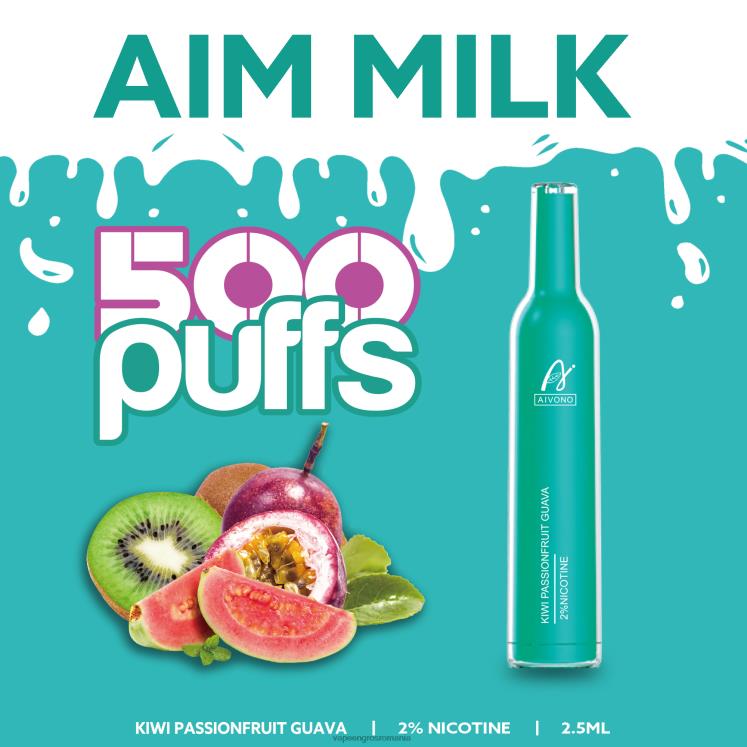 Aivono AIM MILK 500 kiwi fructul pasiunii guava - XZ8VB272 Vape Romania Shop