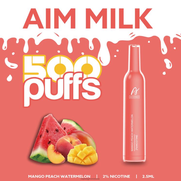 Aivono AIM MILK 500 mango piersici pepene verde - XZ8VB268 Țigară Electronică Preț