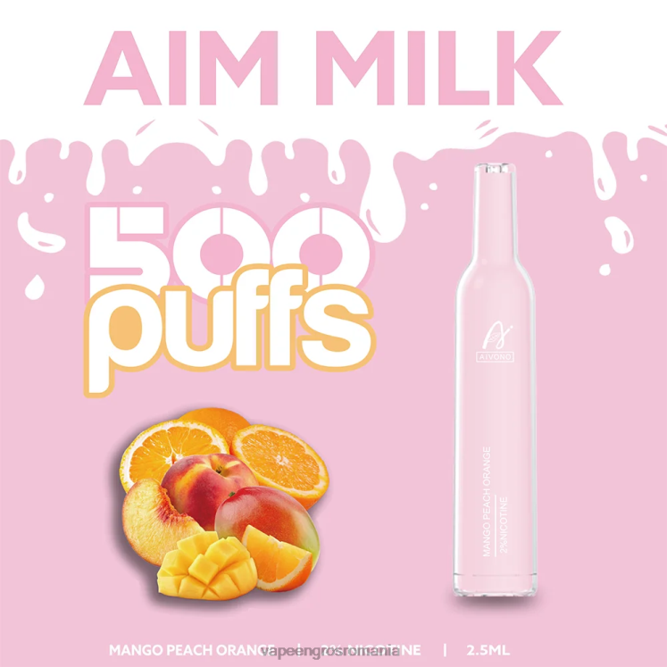 Aivono AIM MILK 500 portocală de piersici mango - XZ8VB269 Țigară Electronică Vaporesso