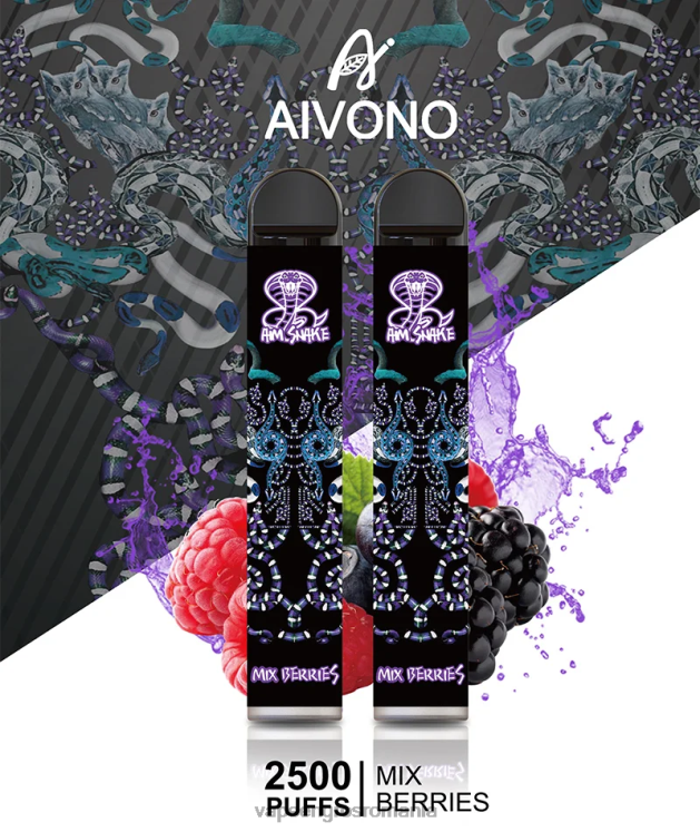 Aivono AIM SNAKE 2500 amestecați fructele de pădure - XZ8VB312 Vape Romania Shop