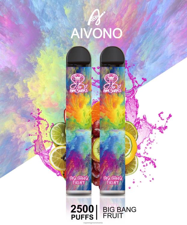 Aivono AIM SNAKE 2500 fructe big bang - XZ8VB322 Puff Vape En Gros