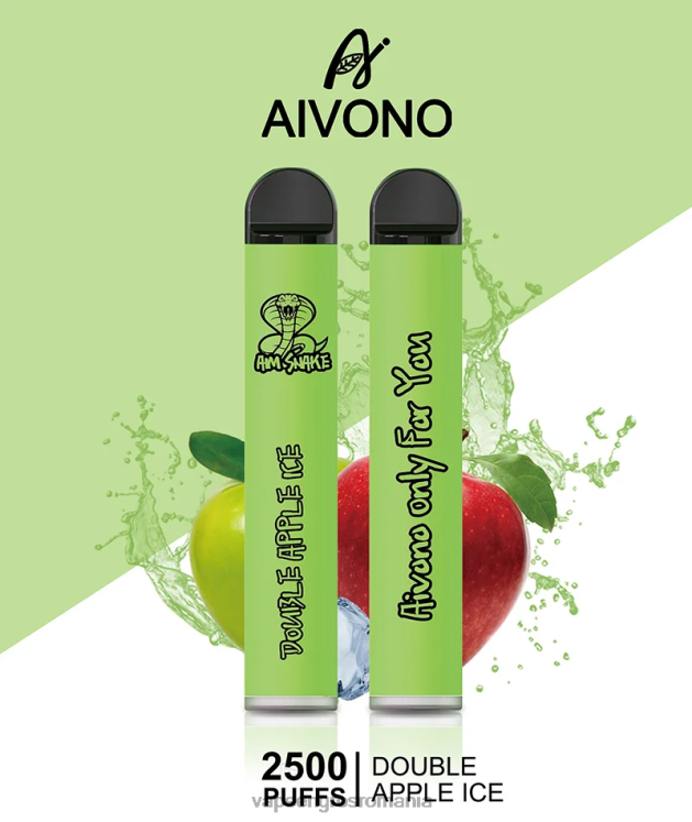 Aivono AIM SNAKE 2500 gheață de mere dublă - XZ8VB304 Vape Romania Shop