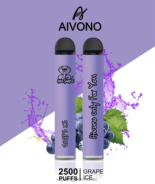 Aivono AIM SNAKE 2500 gheață de struguri - XZ8VB306 Puff Vape En Gros