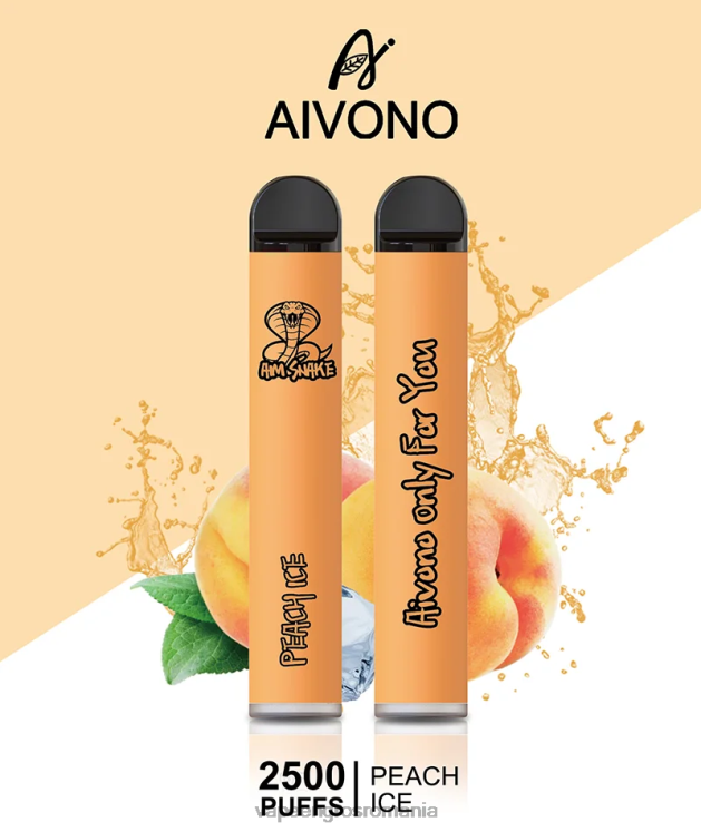 Aivono AIM SNAKE 2500 gheata de piersici - XZ8VB316 Țigară Electronică Preț