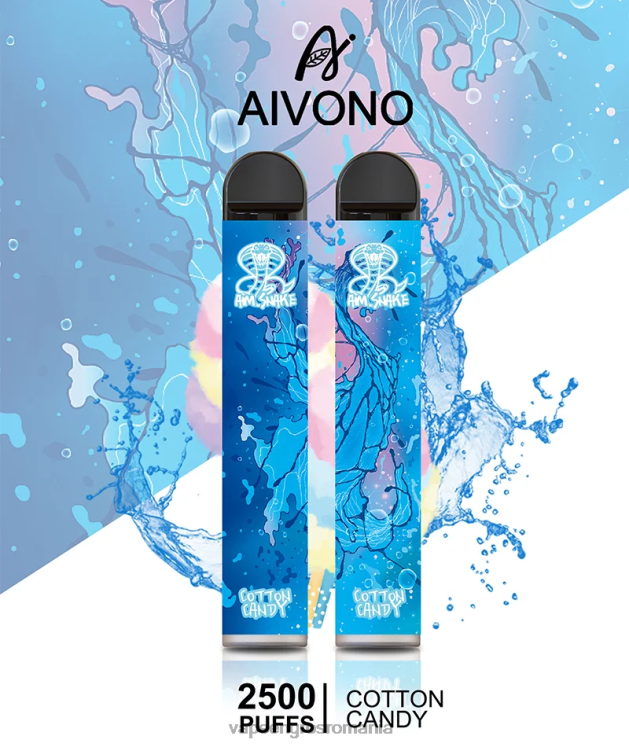 Aivono AIM SNAKE 2500 vată de zahăr - XZ8VB303 Țigară Electronică Cu Încărcător