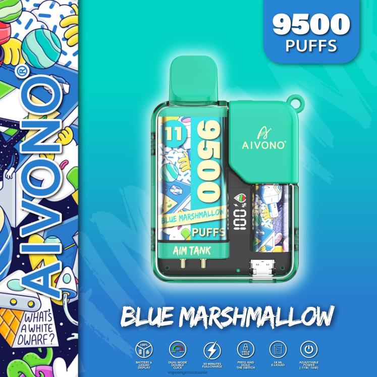 Aivono AIM TANK 9500 marshmallow albastru - XZ8VB42 Puff Vape En Gros