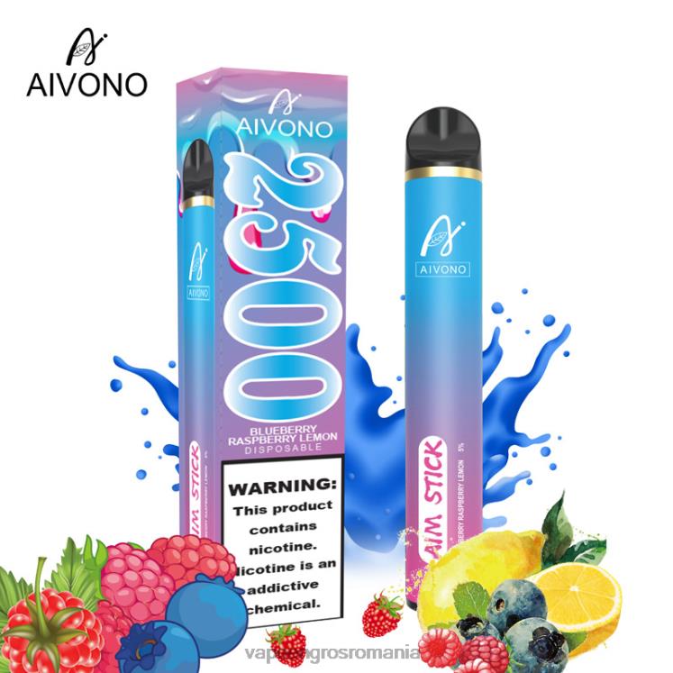 Aivono AIM STICK 2500 afine zmeură lămâie - XZ8VB154 Puff Vape En Gros