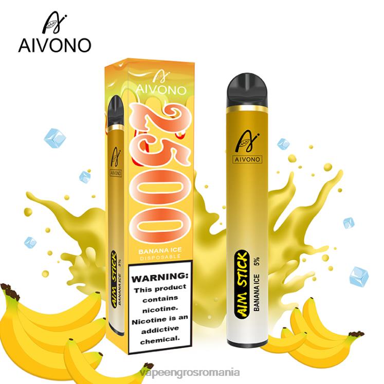 Aivono AIM STICK 2500 gheata de banane - XZ8VB151 Țigară Electronică Cu Încărcător