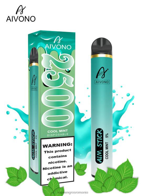 Aivono AIM STICK 2500 menta rece - XZ8VB159 Țigară Electronică Cu Încărcător
