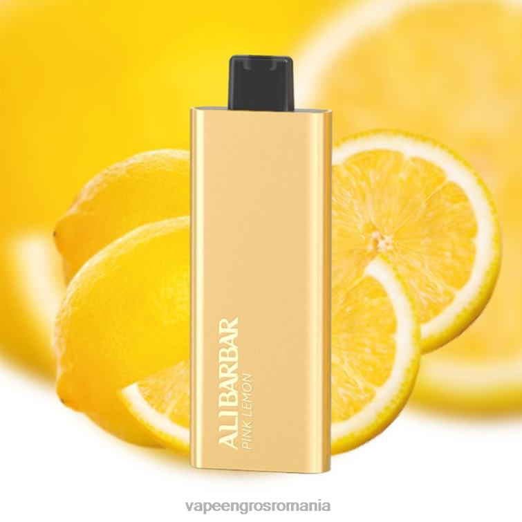 Vape Angro Z4FPZ59 Alibarbar Pandora 7000 vape de unică folosință lamaie roz