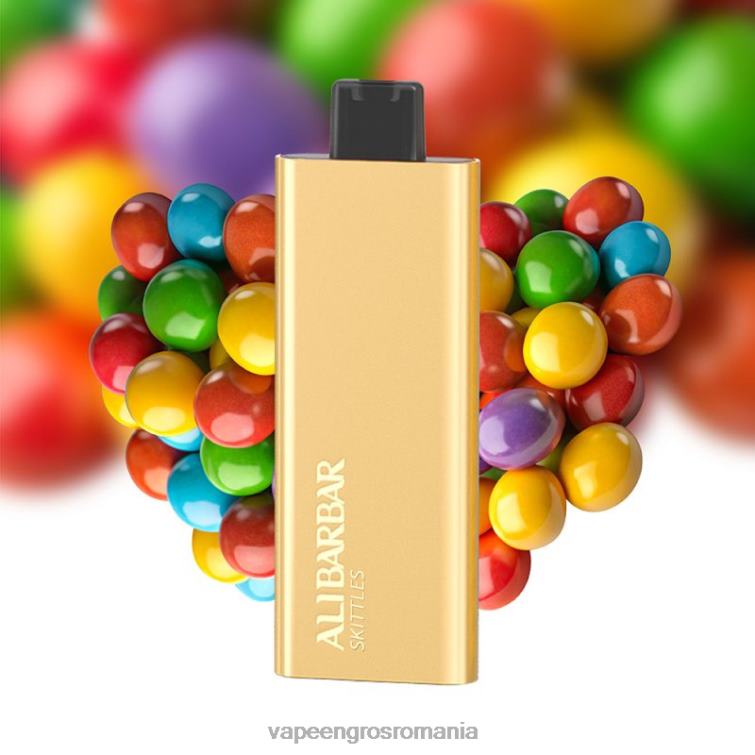Țigară Electronică Preț Z4FPZ60 Alibarbar Pandora 7000 vape de unică folosință bomboane curcubeu