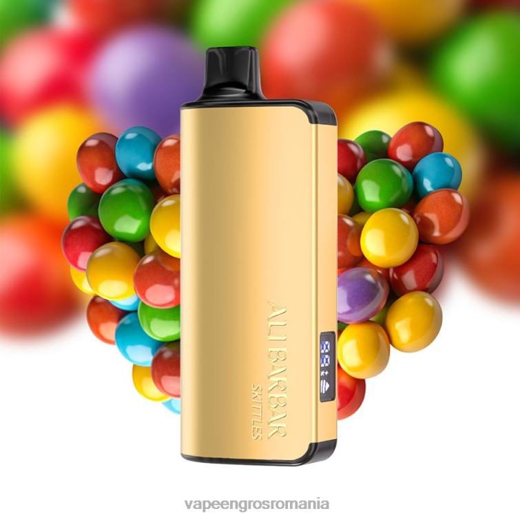 Țigară Electronică Cu Lichid Z4FPZ41 Alibarbar Ingot 20000 vape de unică folosință bomboane curcubeu