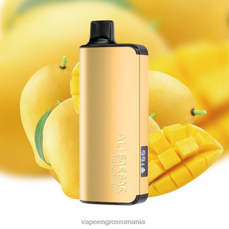 Țigară Electronică Cu Lichid Z4FPZ48 Alibarbar Ingot 20000 vape de unică folosință magie de mango