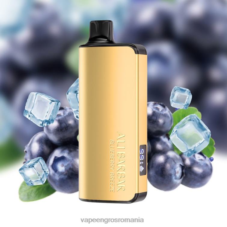 Țigară Electronică Preț Z4FPZ32 Alibarbar Ingot 20000 vape de unică folosință briza afinelor