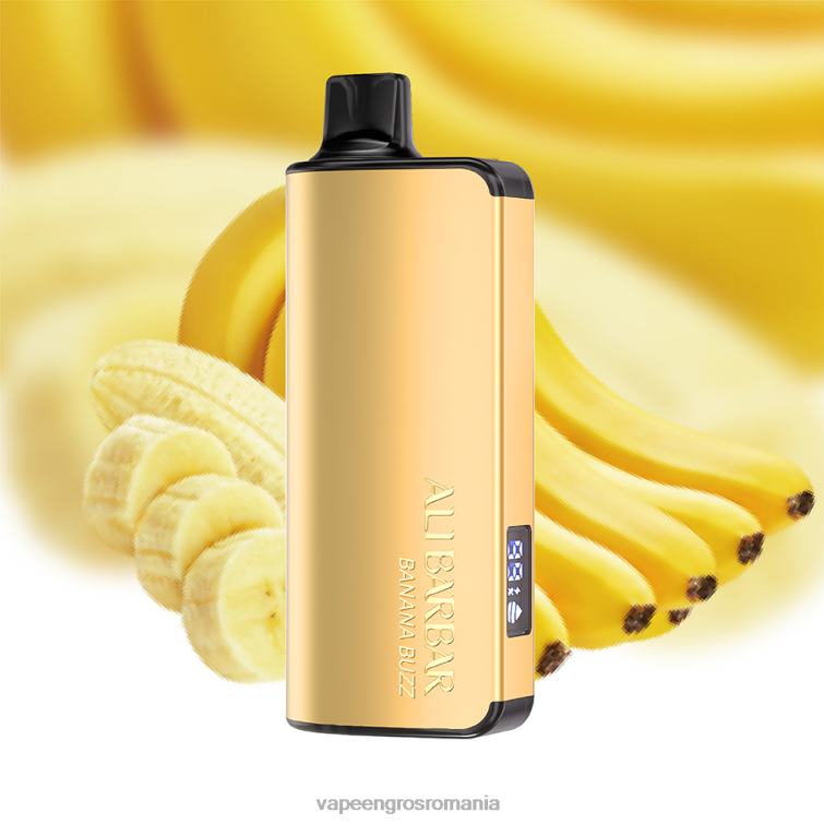 Țigară Electronică Cu Lichid Z4FPZ27 Alibarbar Ingot 9000 vape de unică folosință zumzet de banane