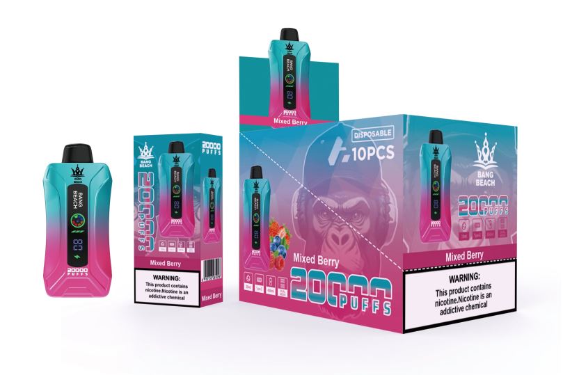 Bang Beach 20.000 de pufuri vape ecran inteligent F6Z6V5 - Țigară Electronică Vaporesso boabe amestecate