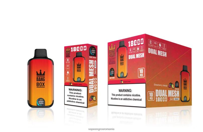 Bang Box 18000 pufuri F6Z6V99 - Țigară Electronică Preț mango cu capsuni