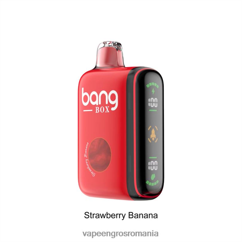 Bang Box Afișaj inteligent de putere cu 9000-18000 puf F6Z6V25 - Țigară Electronică Preț banană căpșuni