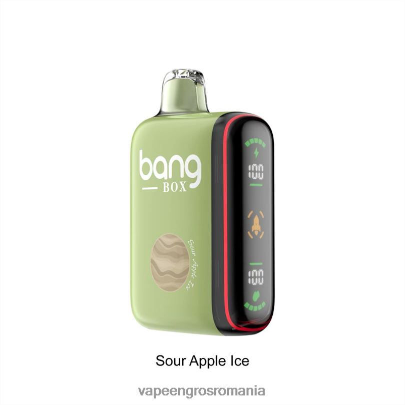 Bang Box Afișaj inteligent de putere cu 9000-18000 puf F6Z6V28 - Țigară Electronică Cu Încărcător gheață de mere acru