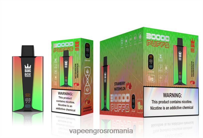 Bang Box Ecran inteligent cu 30000 de pufături F6Z6V75 - Vape En-Gros Romania pepene verde căpșuni