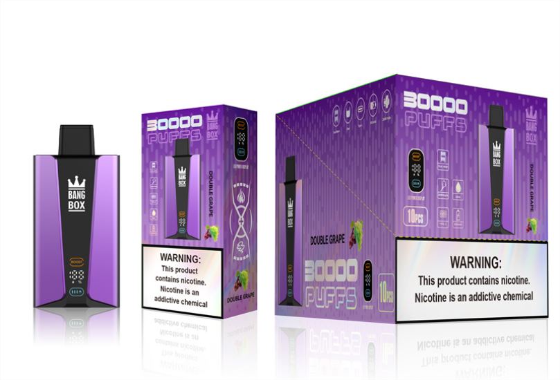Bang Box Ecran inteligent cu 30000 de pufături F6Z6V85 - Țigară Electronică Preț struguri duble